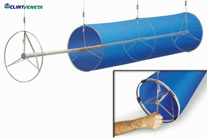 Fabric channel for air conditioning duct 
