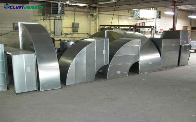 Galvanized air conditioning duct 