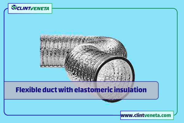 Flexible duct with elastomeric insulation