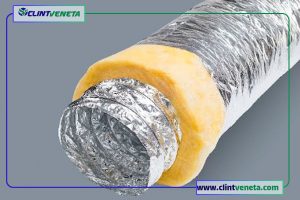 structure of Flexible duct with elastomeric insulation