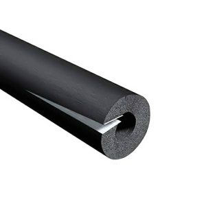 Grooved tubular elastomeric insulation