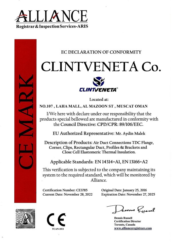 clintveneta ce mark standard